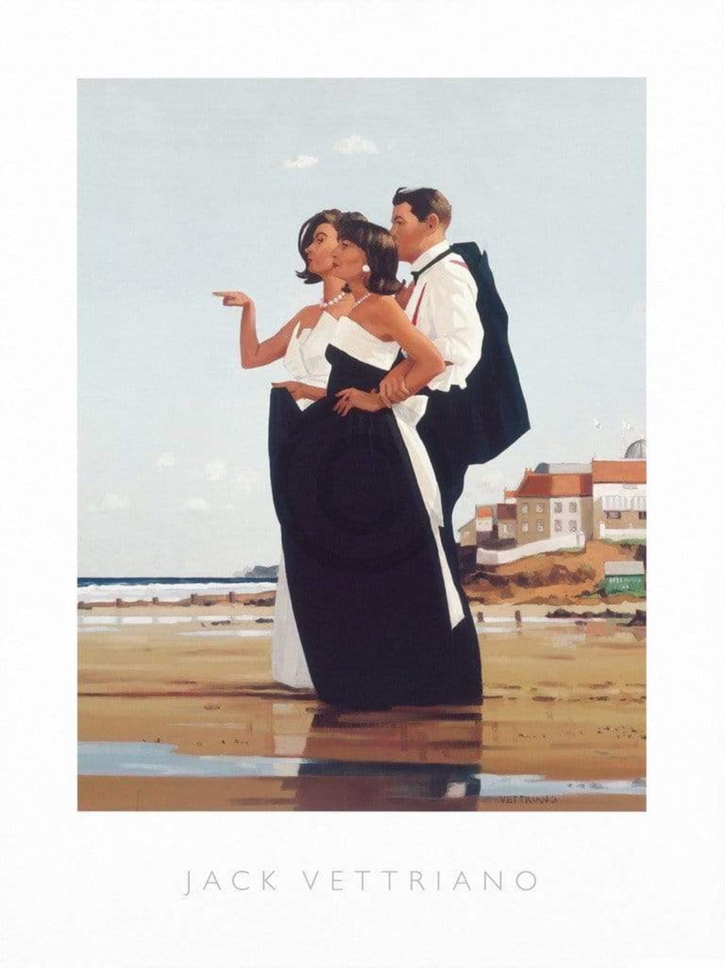 Kunstdruck Jack Vettriano - The Missing man II 60x80cm