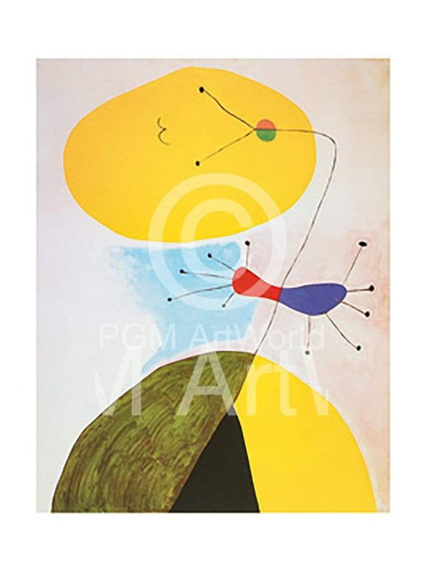 Kunstdruck Joan Miro - Portrait, 1938 60x80cm