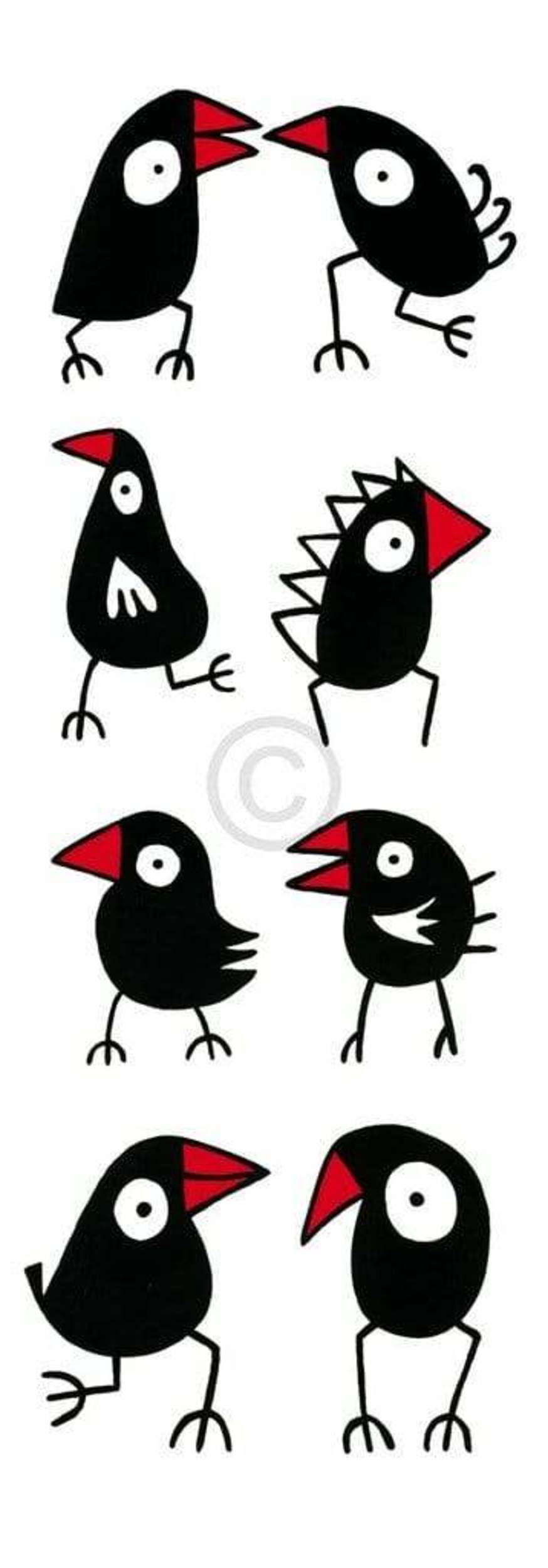 Kunstdruck Birdman Hans Lan - Let's walk and talk 35x100cm