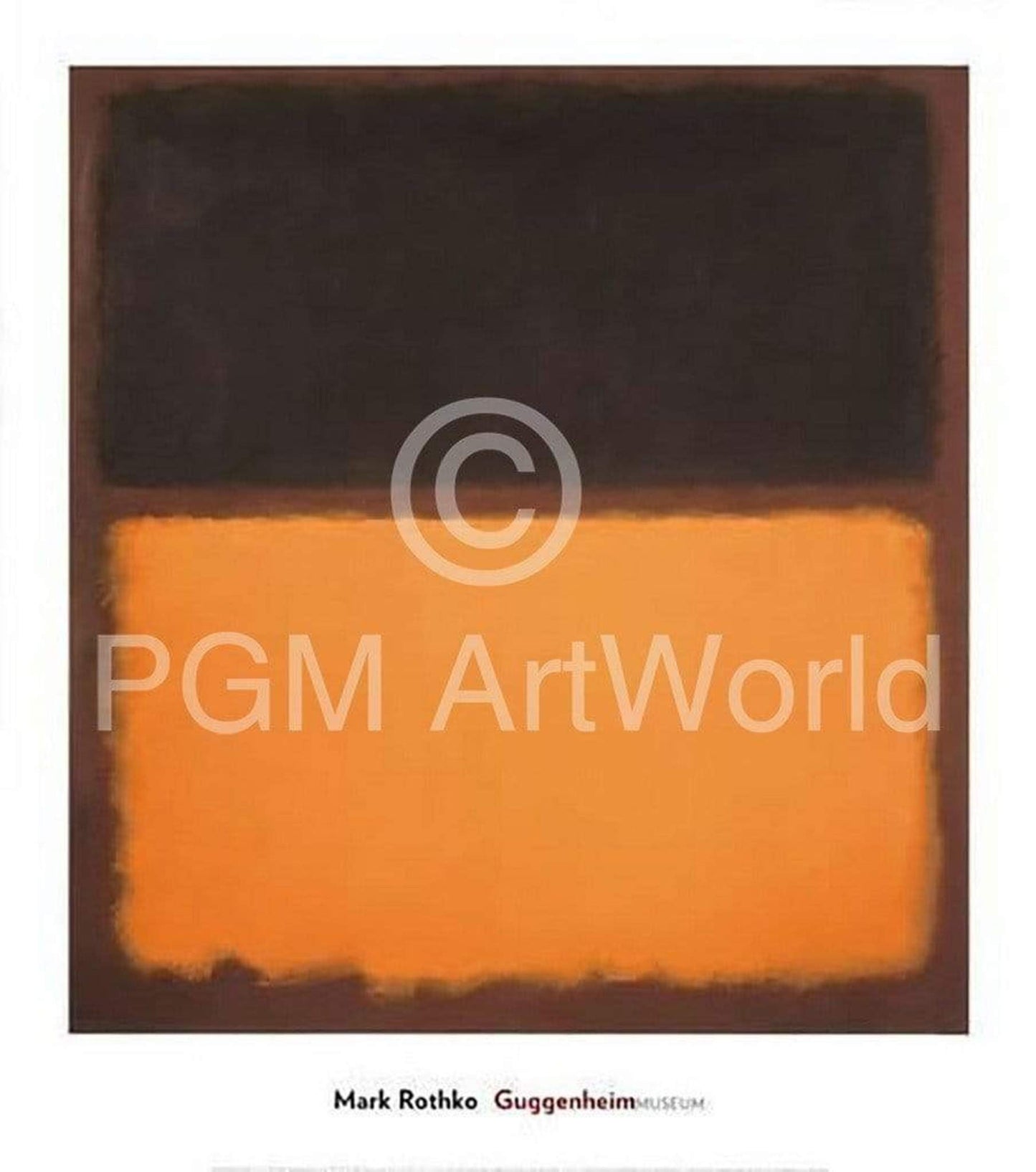 Kunstdruck Mark Rothko - Untitled 18, 1963 76x86cm