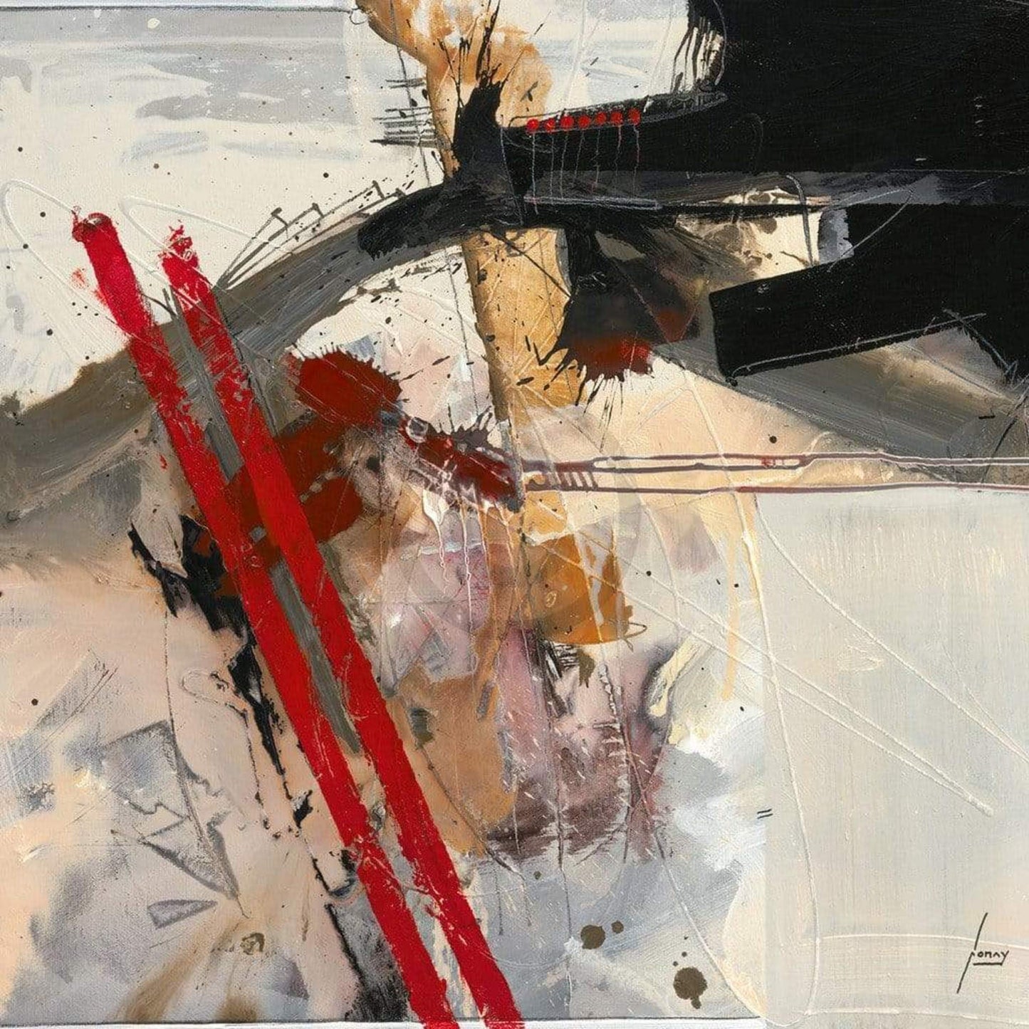 Kunstdruck Norbert Mayer - Kann die Lust moralisch sein 71x56cm