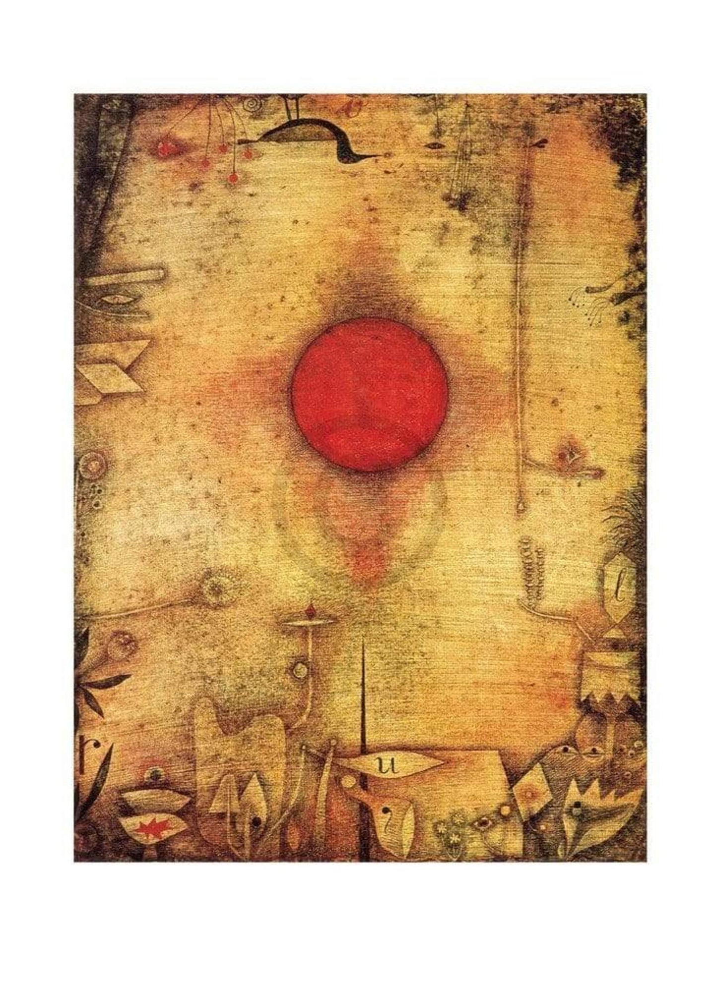 Kunstdruck Paul Klee - Ad Marginem 48x68cm