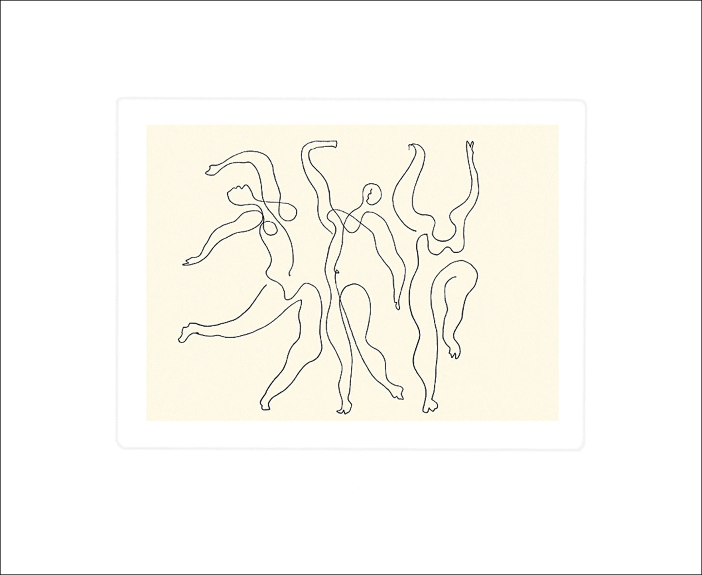 Kunstdruck Pablo Picasso - Trois danseuses, 1924 60x50cm