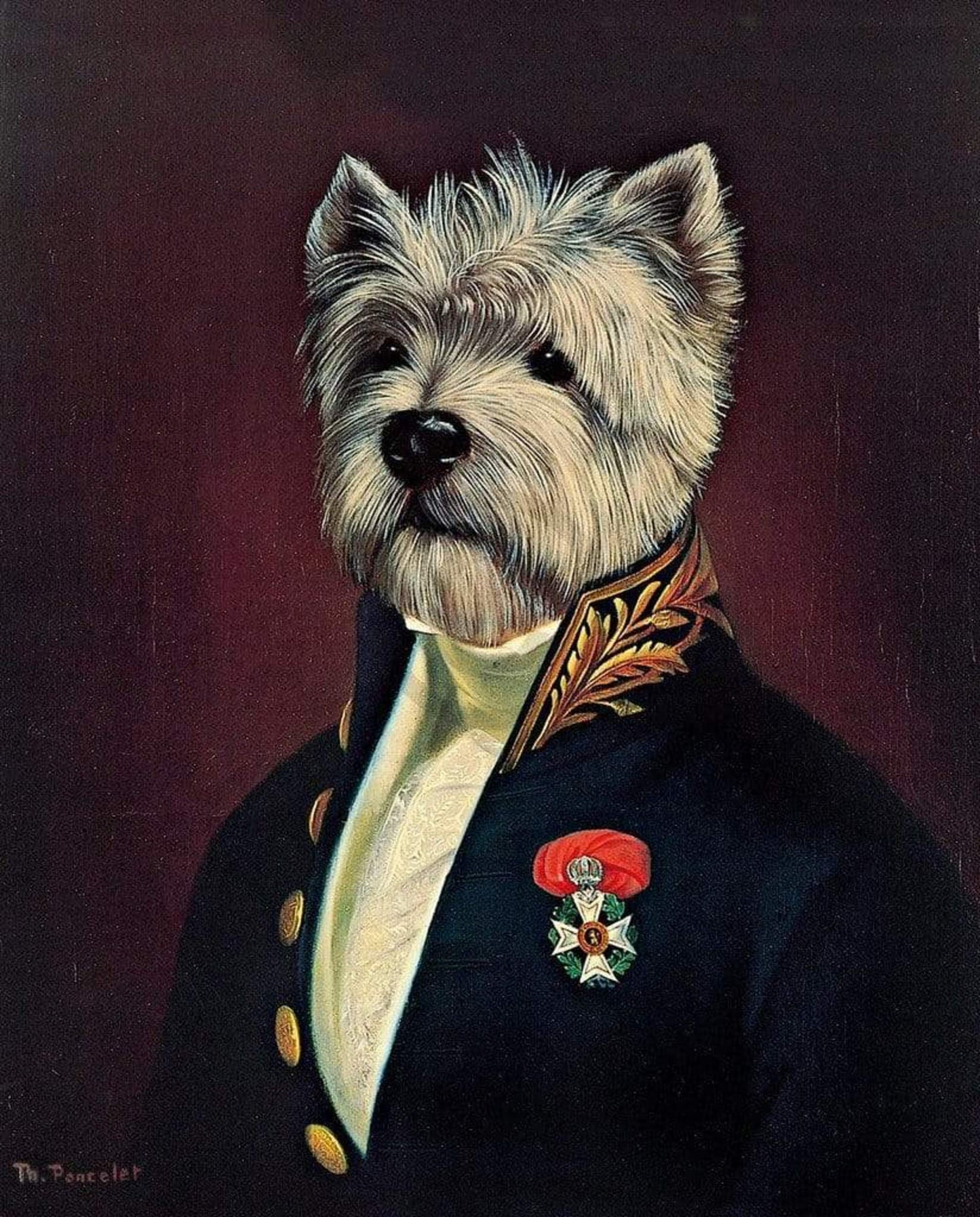 Kunstdruck Thierry Poncelet - The Officer's Mess 28x35cm