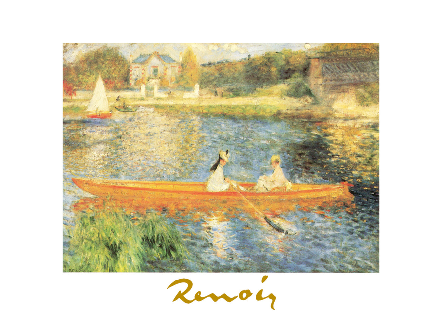 Kunstdruck Auguste Renoir - La Senna ad asnieres 70x50cm