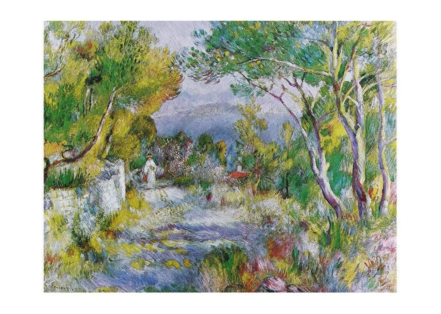 Kunstdruck Auguste Renoir - L'Estaque, 1882 70x50cm
