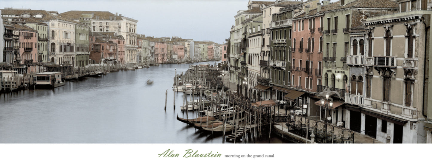 Kunstdruck Alan Blaustein - Morning on the Grand Canal 106x40cm