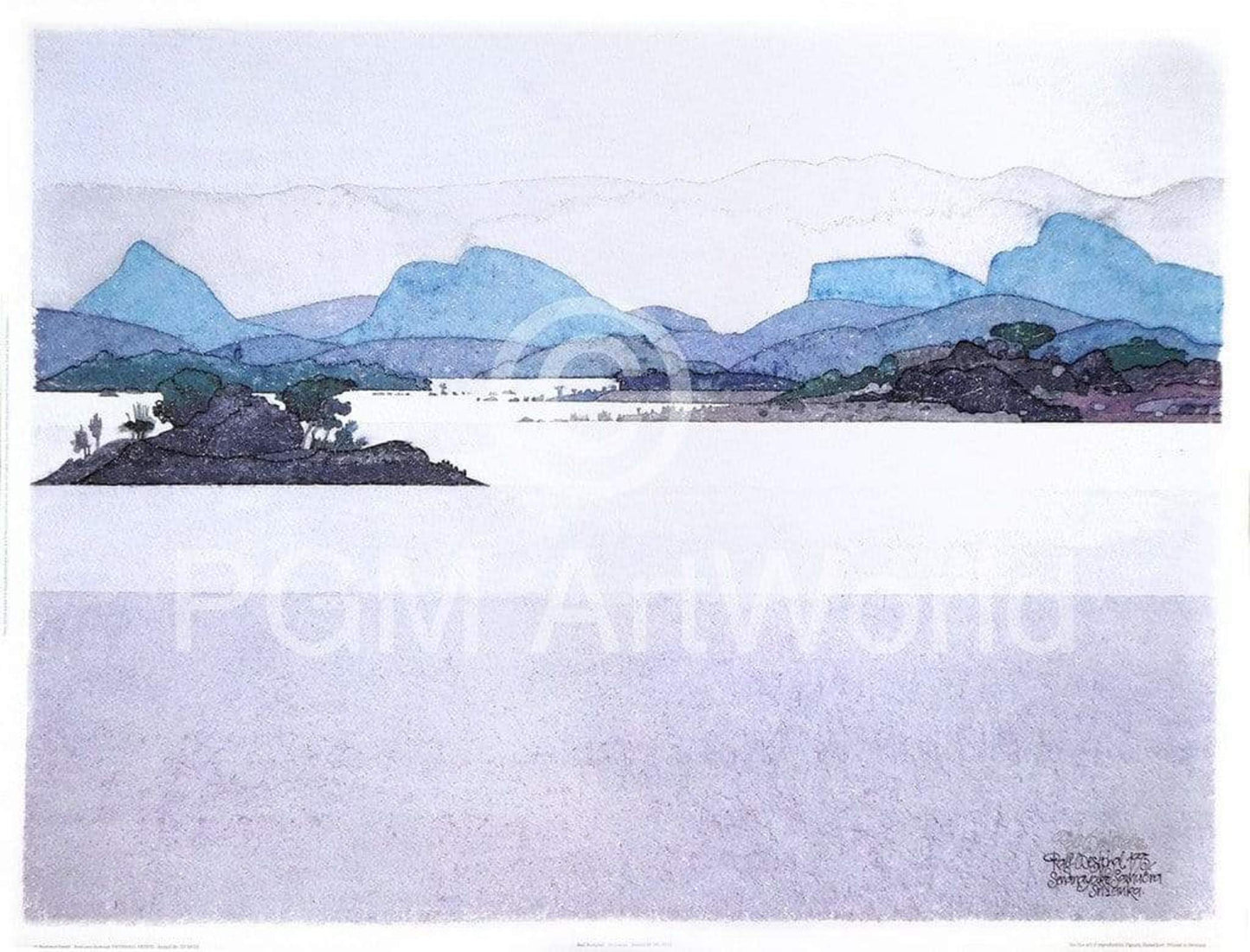 Kunstdruck Ralf Westphal - Sri Lanka 90x70cm