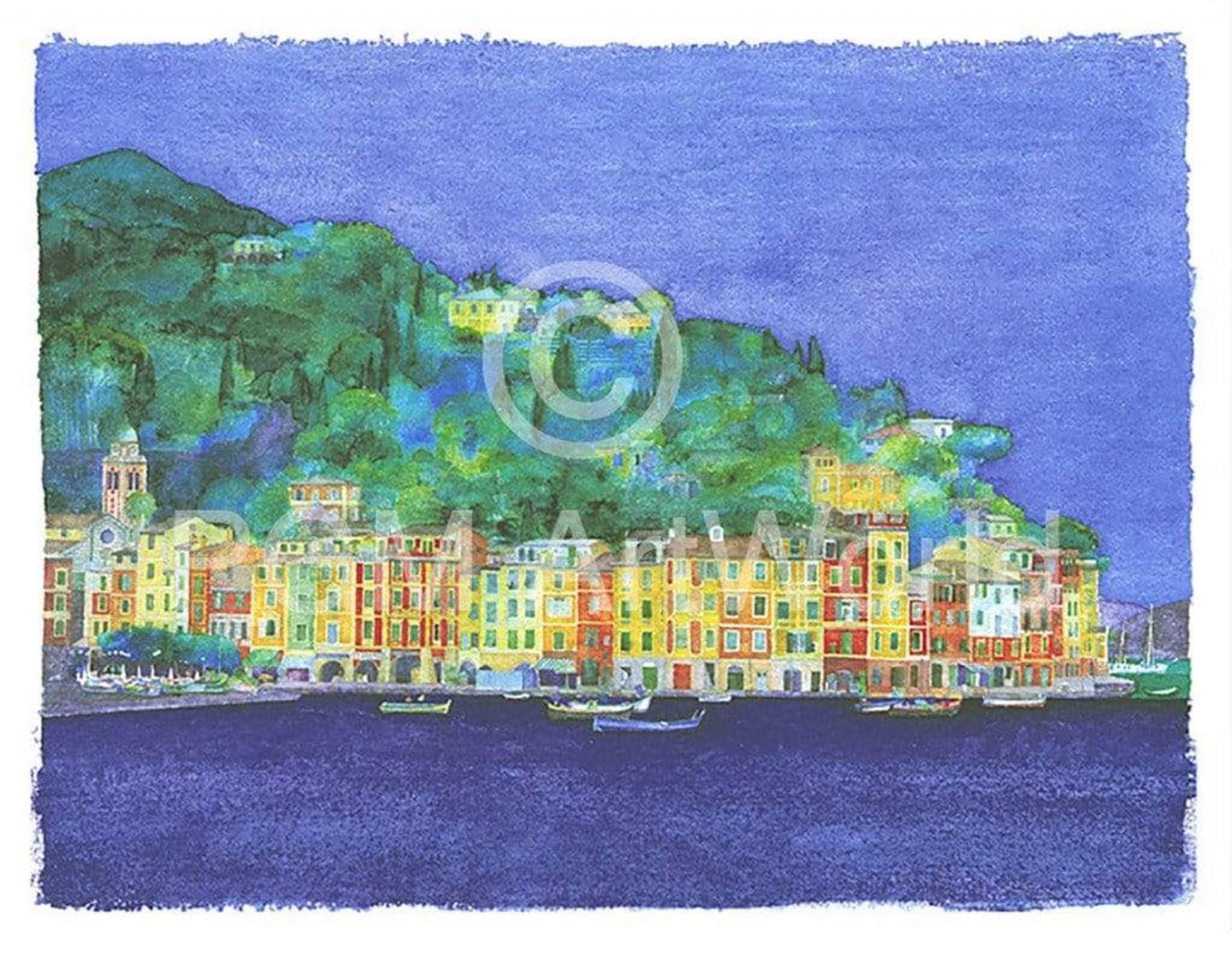 Kunstdruck Ralf Westphal - Portofino / Ligurien 90x70cm