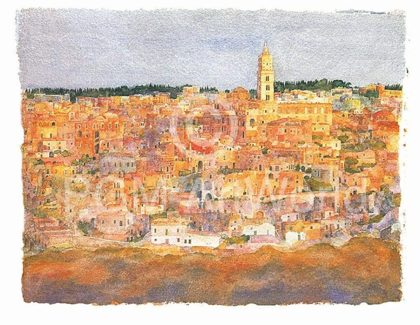 Kunstdruck Ralf Westphal - Matera-Sassi / Basilicata 100x70cm