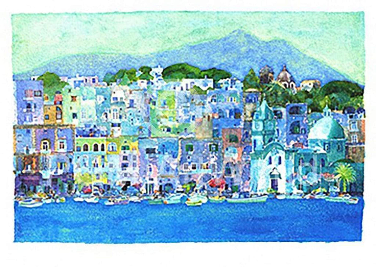 Kunstdruck Ralf Westphal - Procida / Kampanien 100x70cm
