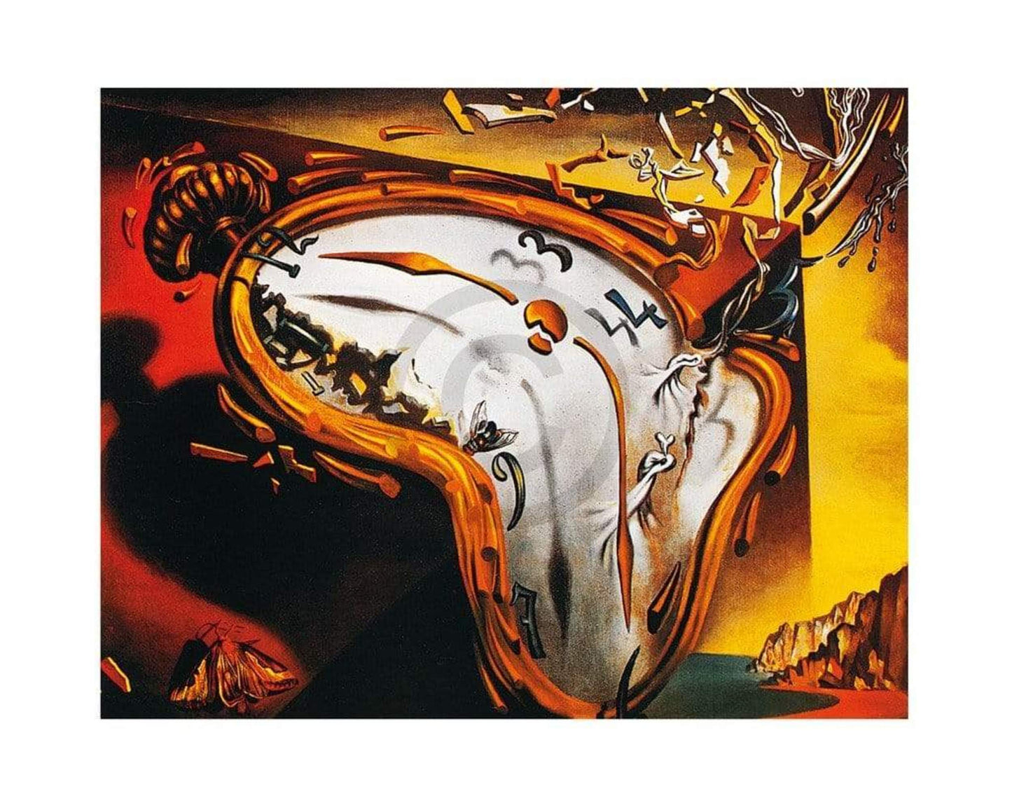 Kunstdruck Salvador Dali - Les montres molles 50x40cm