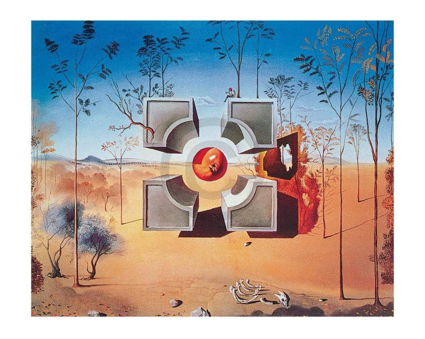 Kunstdruck Salvador Dali - Sans titre 50x40cm