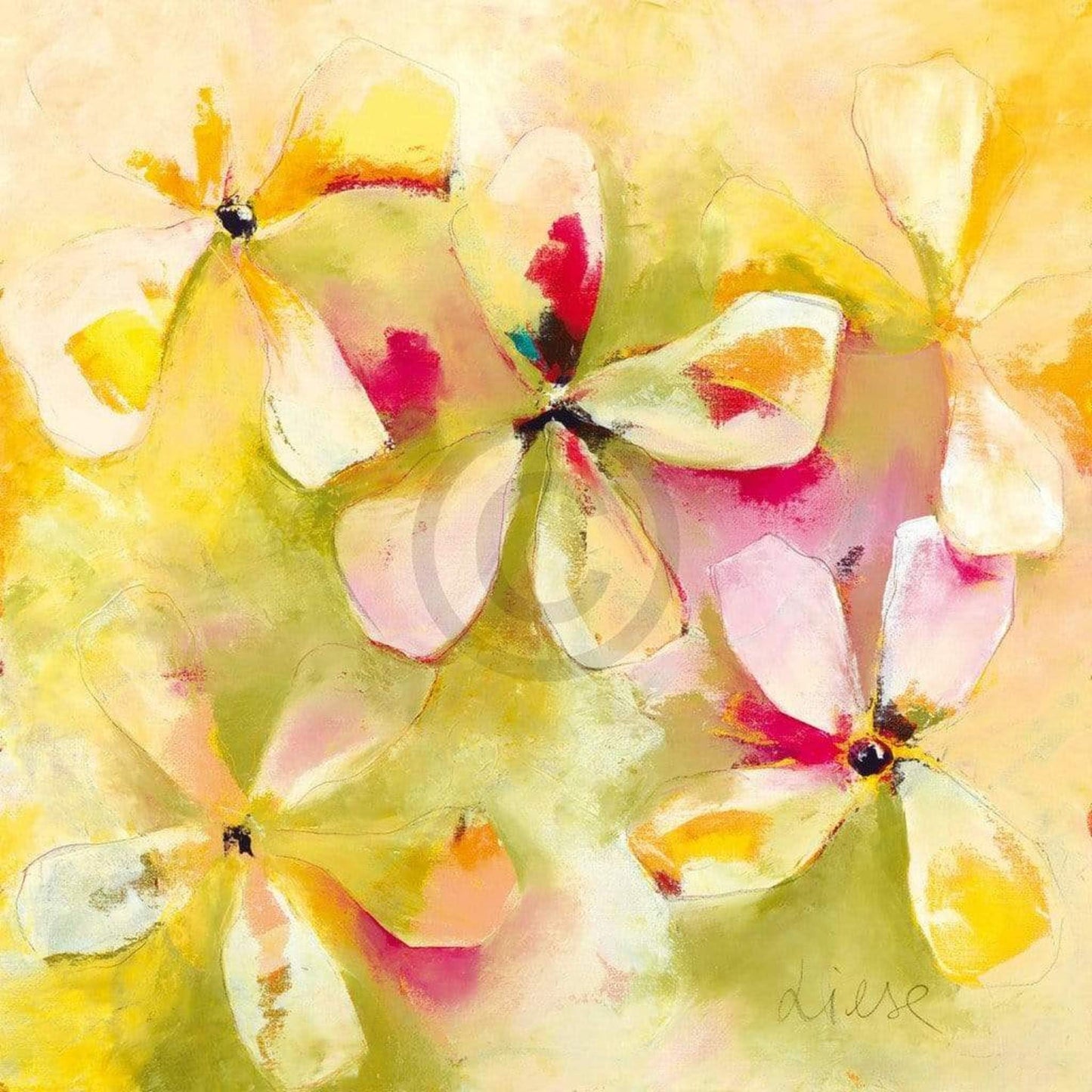Kunstdruck Anne L. Strunk - Springtime 98x98cm