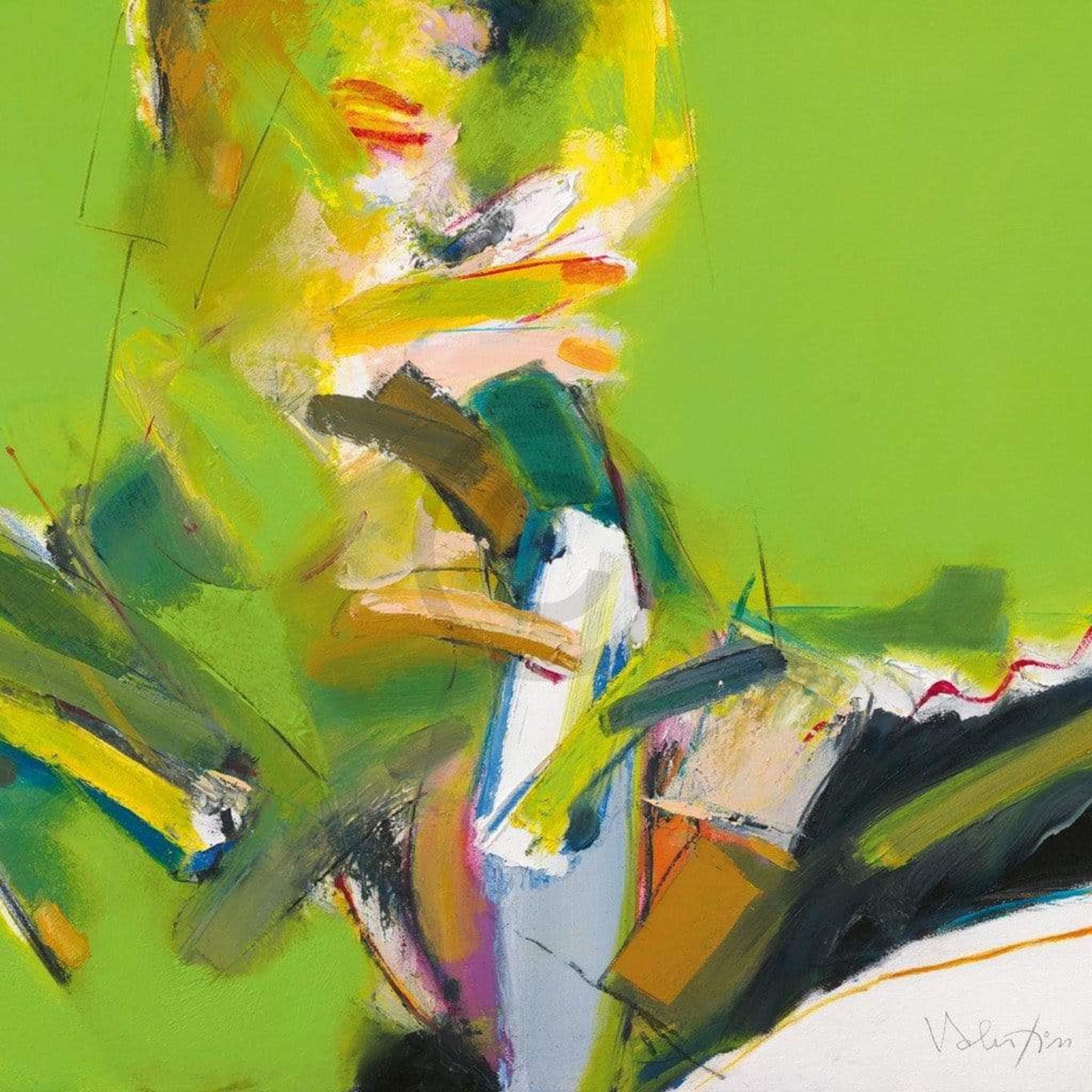 Kunstdruck Valentin Vitanov - Venus im Frühling 70x70cm