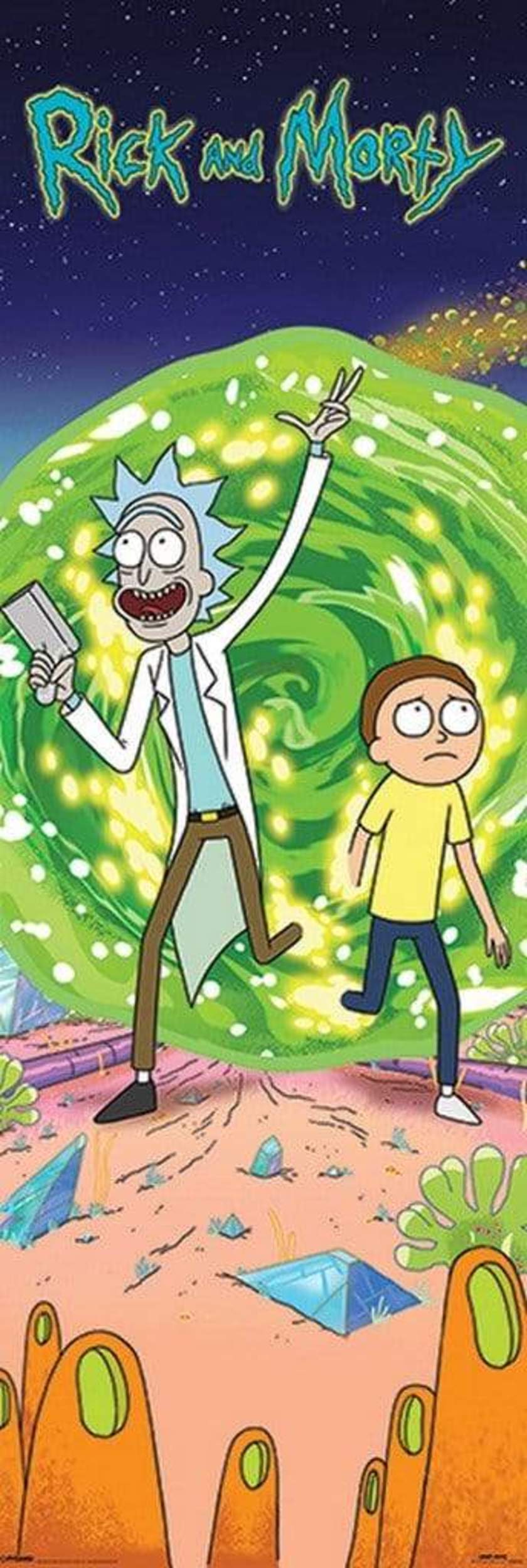 Poster Rick and Morty - Portal 53x158cm