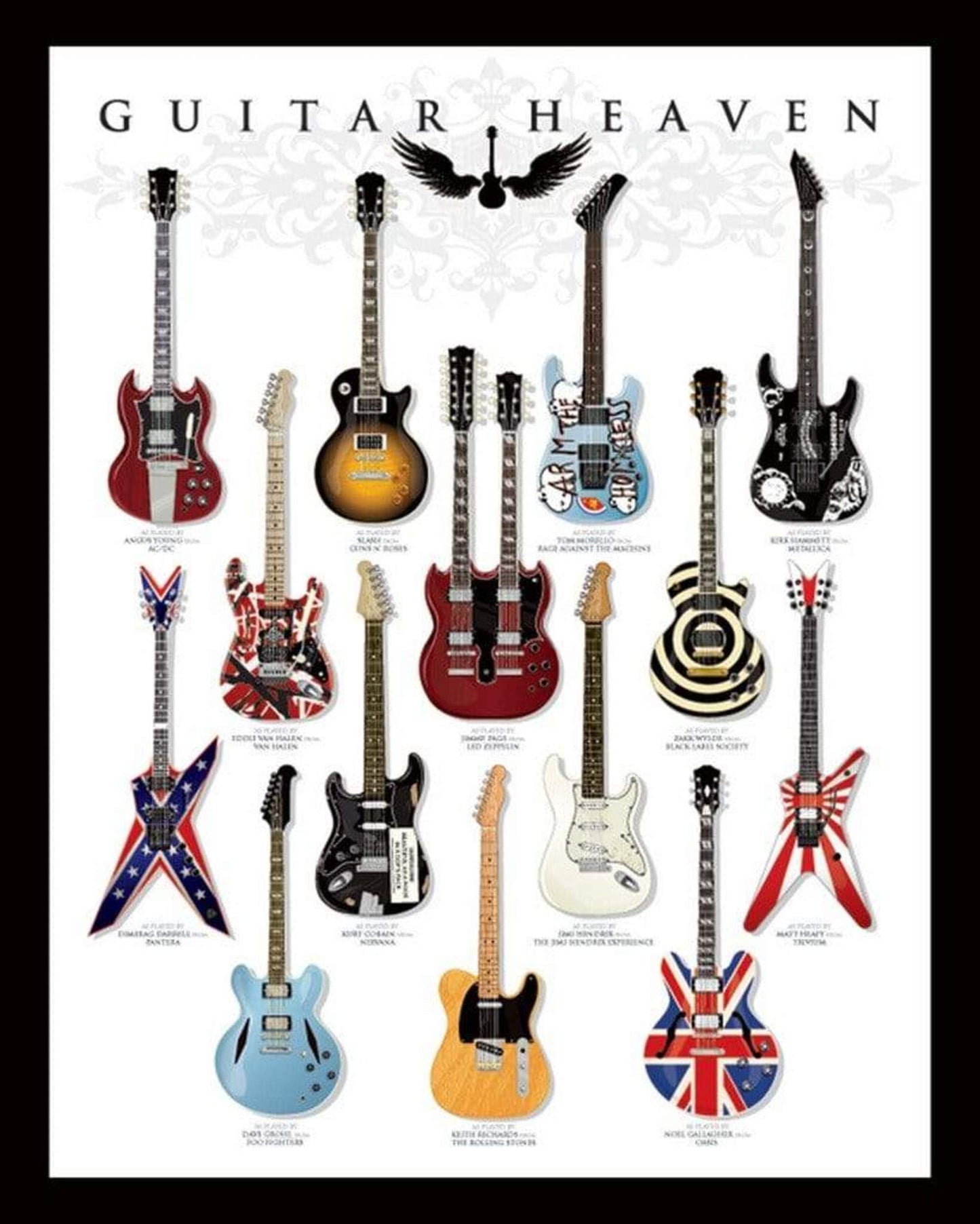 Poster Guitar Heaven 40x50cm
