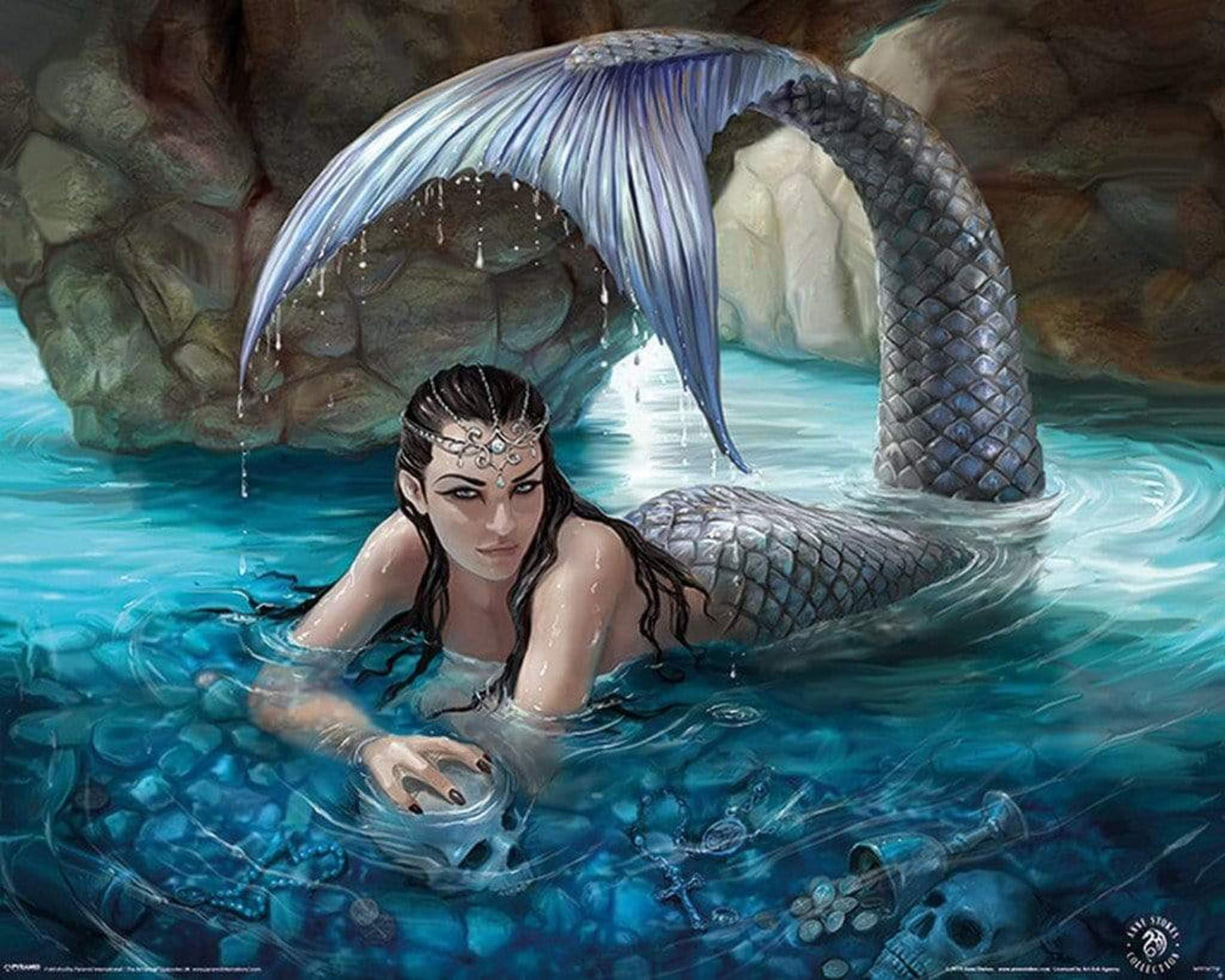 Poster Anne Stokes Hidden Depths 50x40cm
