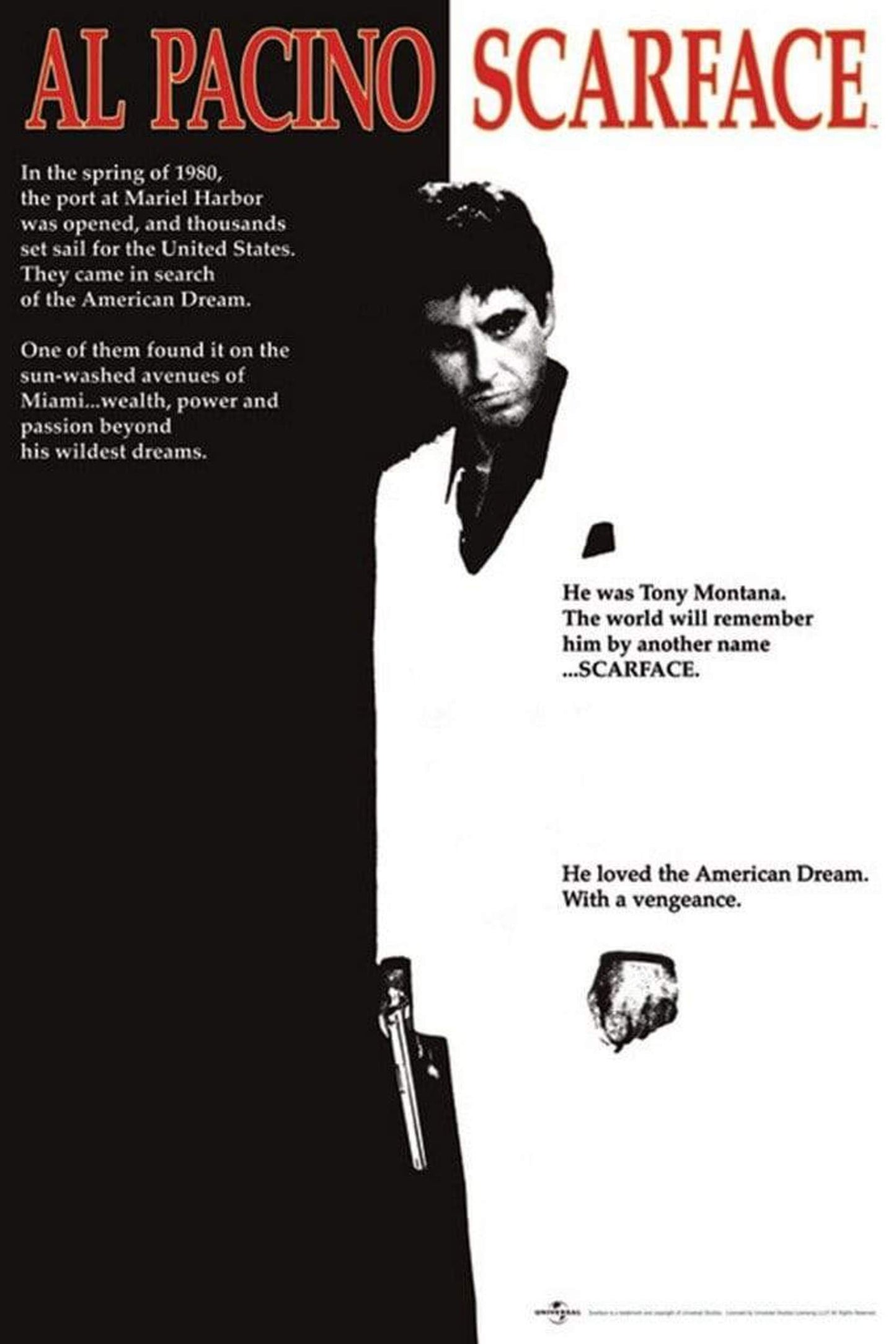 Poster Scarface - One Sheet 61x91,5cm