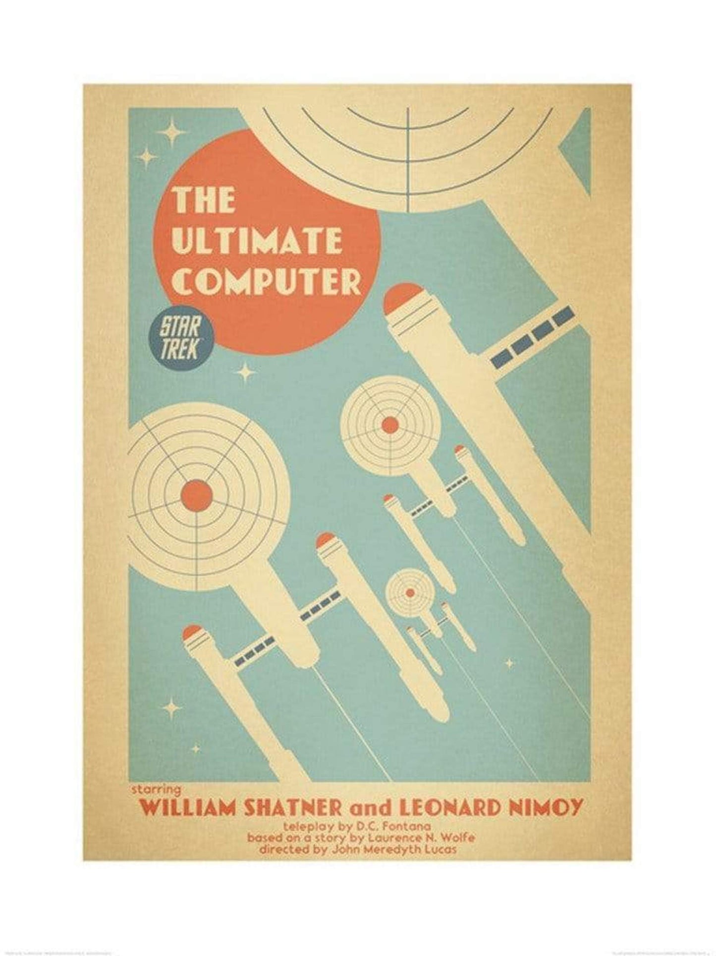 Kunstdruck Star Trek The Ultimate Computer 60x80cm