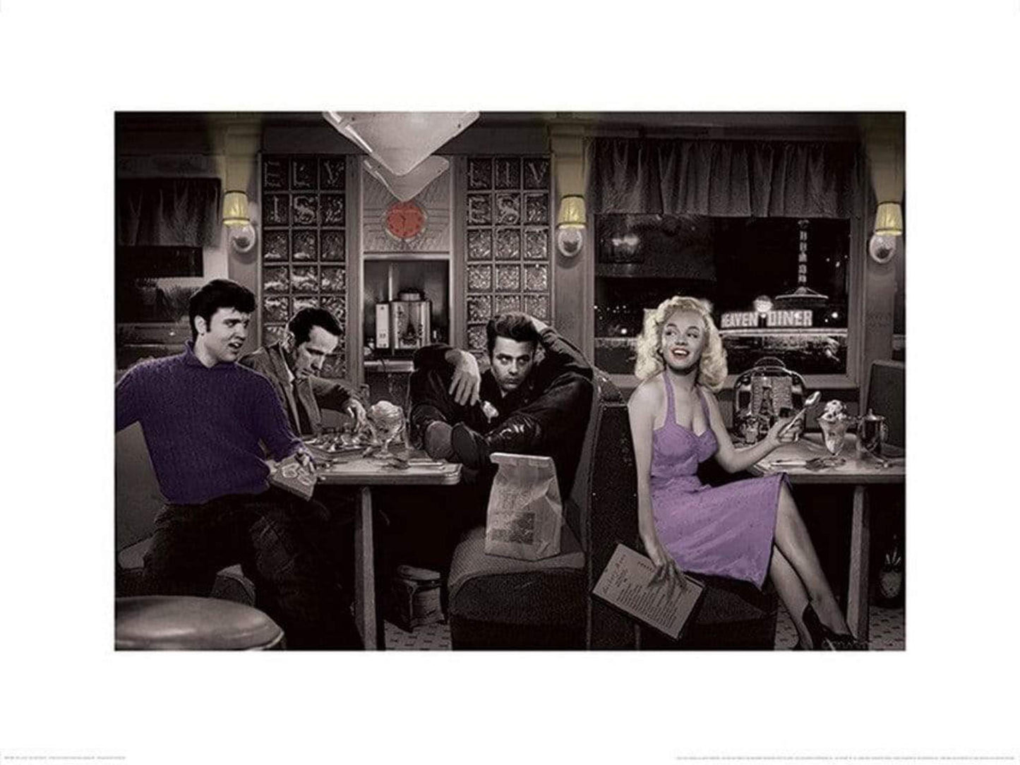 Kunstdruck Chris Consani - Blue Plate Special 2 80x60cm