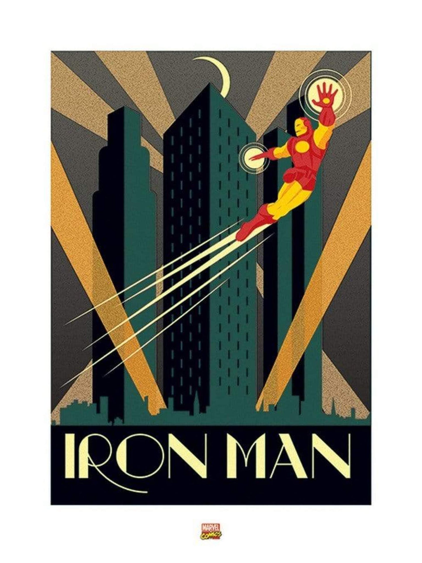 Kunstdruck Marvel Deco Iron Man 60x80cm