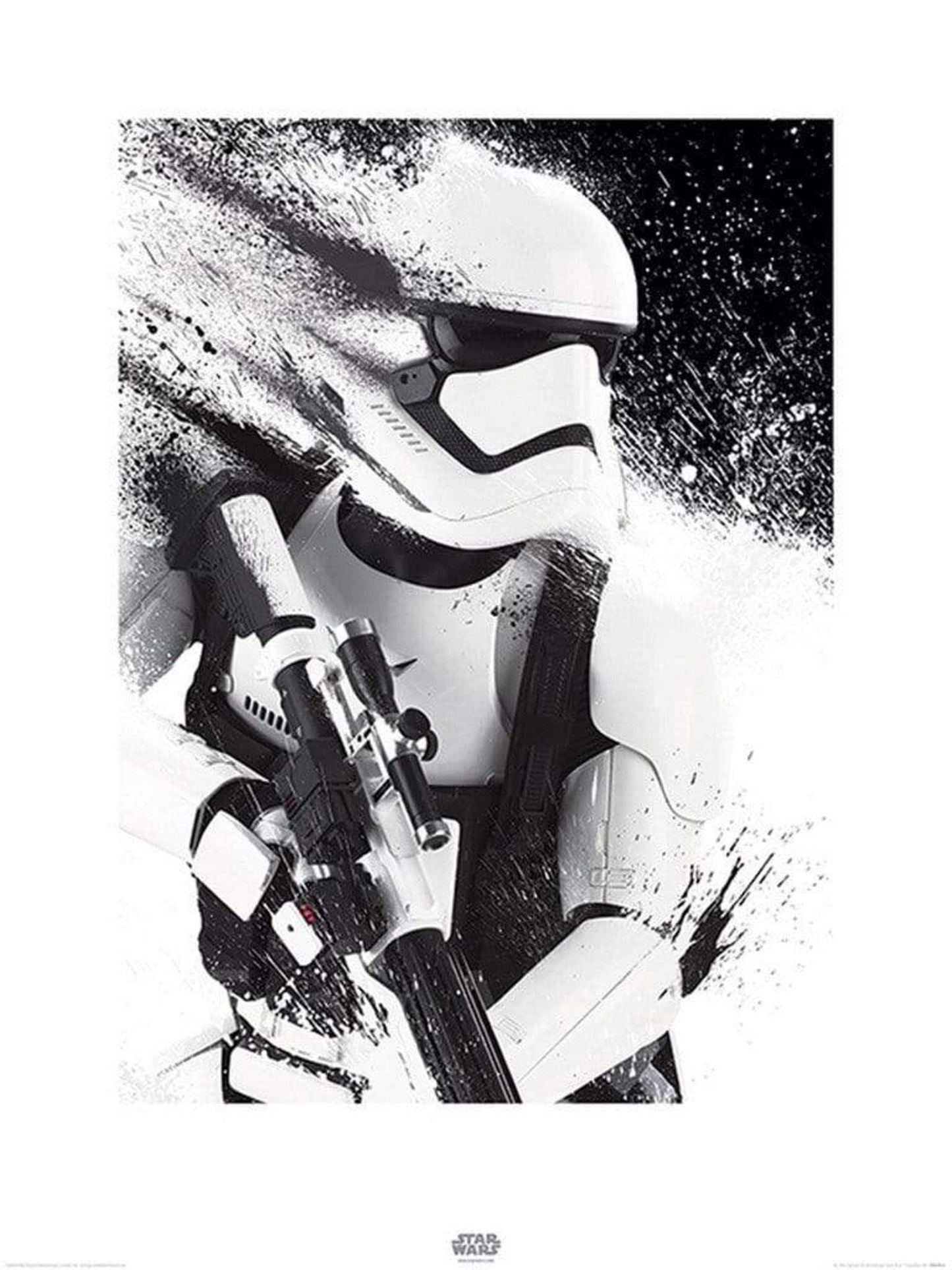Kunstdruck Star Wars Episode VII Stormtrooper Paint 60x80cm