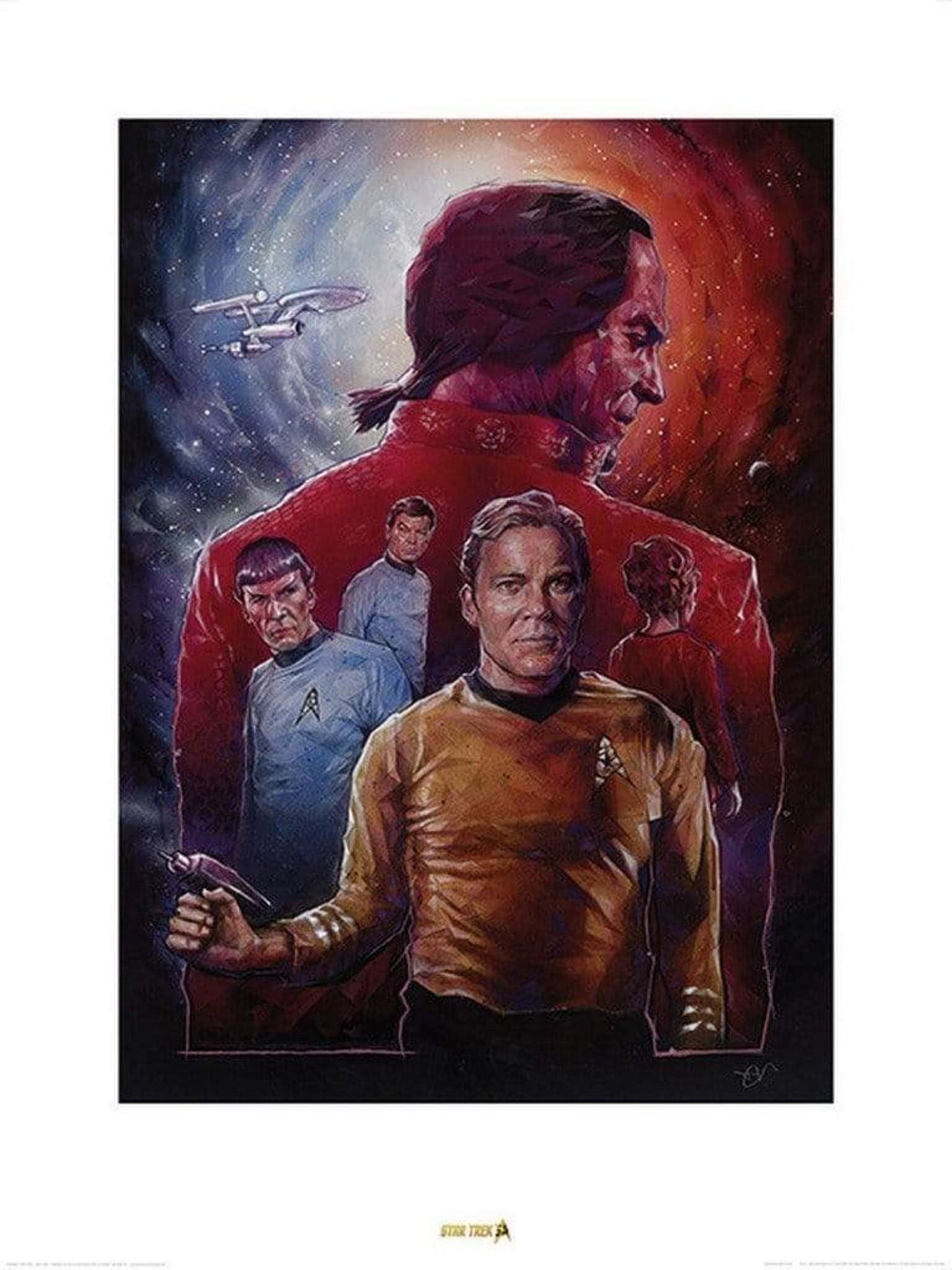 Kunstdruck Star Trek - Space Seed 50th Anniversary 60x80cm