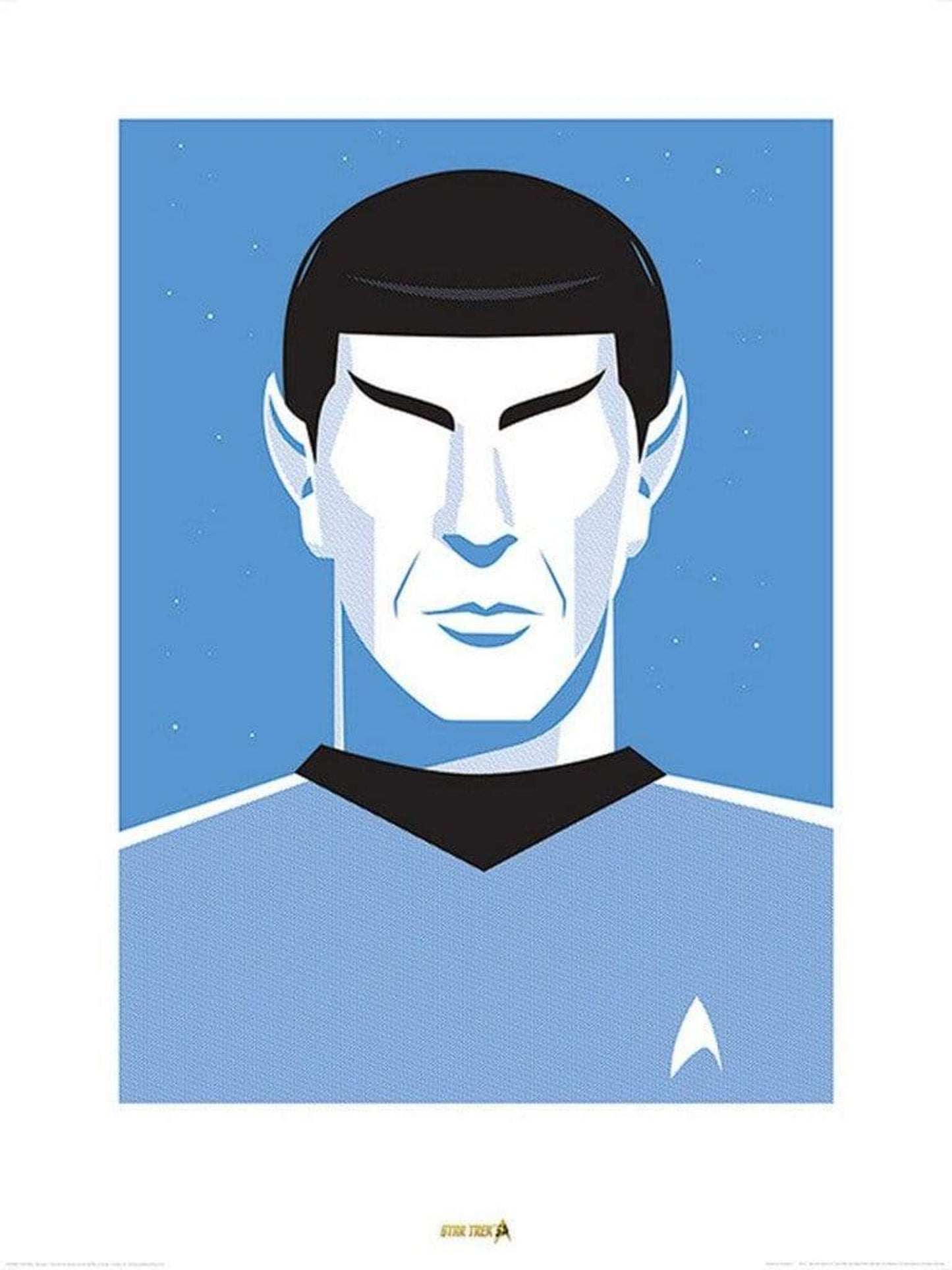 Kunstdruck Star Trek - Pop Spock 50th Anniversary 60x80cm
