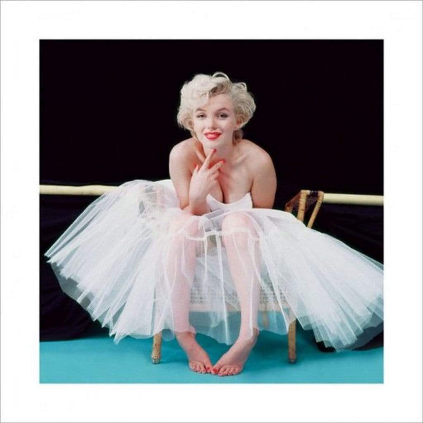Kunstdruck Marilyn Monroe - Ballerina Colour 40x40cm