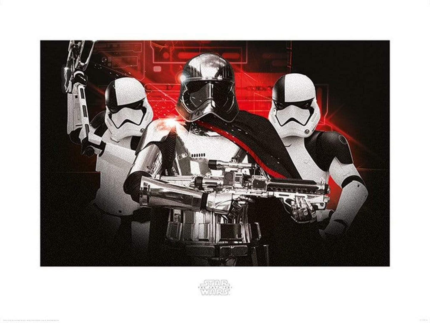 Kunstdruck Star Wars The Last Jedi Stormtrooper Team 80x60cm