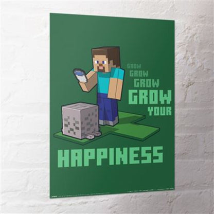 Poster Minecraft - Grow Your Happinenss 40x50cm