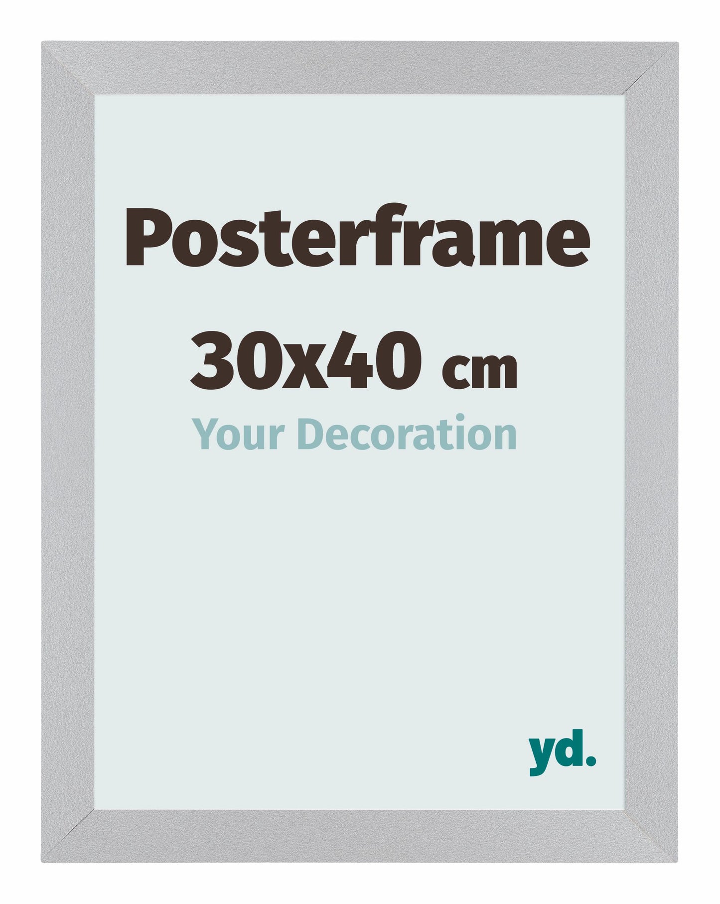 Posterrahmen 30x40cm Silber Matt MDF Parma