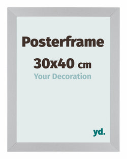 Posterrahmen 30x40cm Silber Matt MDF Parma