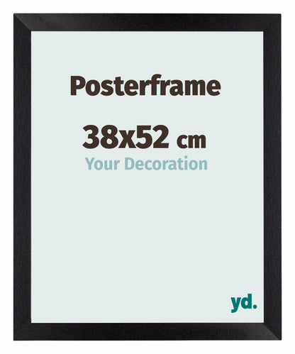 Posterrahmen 38x52cm Schwarz Matt MDF Parma