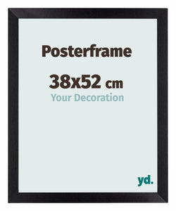 Posterrahmen 38x52cm Schwarz Matt MDF Parma