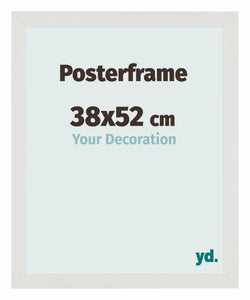Posterrahmen 38x52cm Weiss Matt MDF Parma