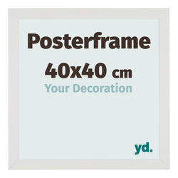 Posterrahmen 40x40cm Weiss Matt MDF Parma