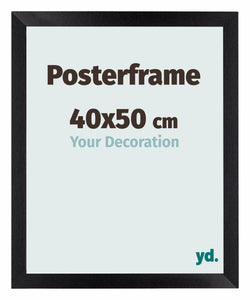 Posterrahmen 40x50cm Schwarz Matt MDF Parma