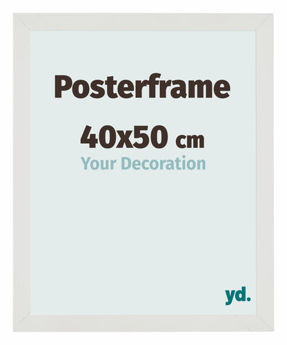 Posterrahmen 40x50cm Weiss Matt MDF Parma