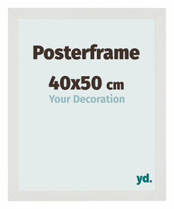 Posterrahmen 40x50cm Weiss Matt MDF Parma