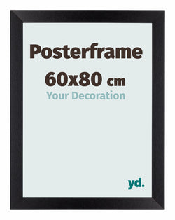 Posterrahmen 60x80cm Schwarz Matt MDF Parma
