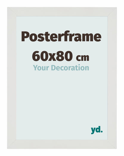 Posterrahmen 60x80cm Weiss Matt MDF Parma