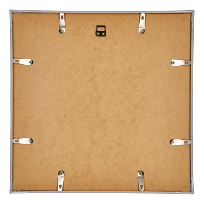 Posterrahmen 40x40cm Silber Hochglanz Kunststoff Paris