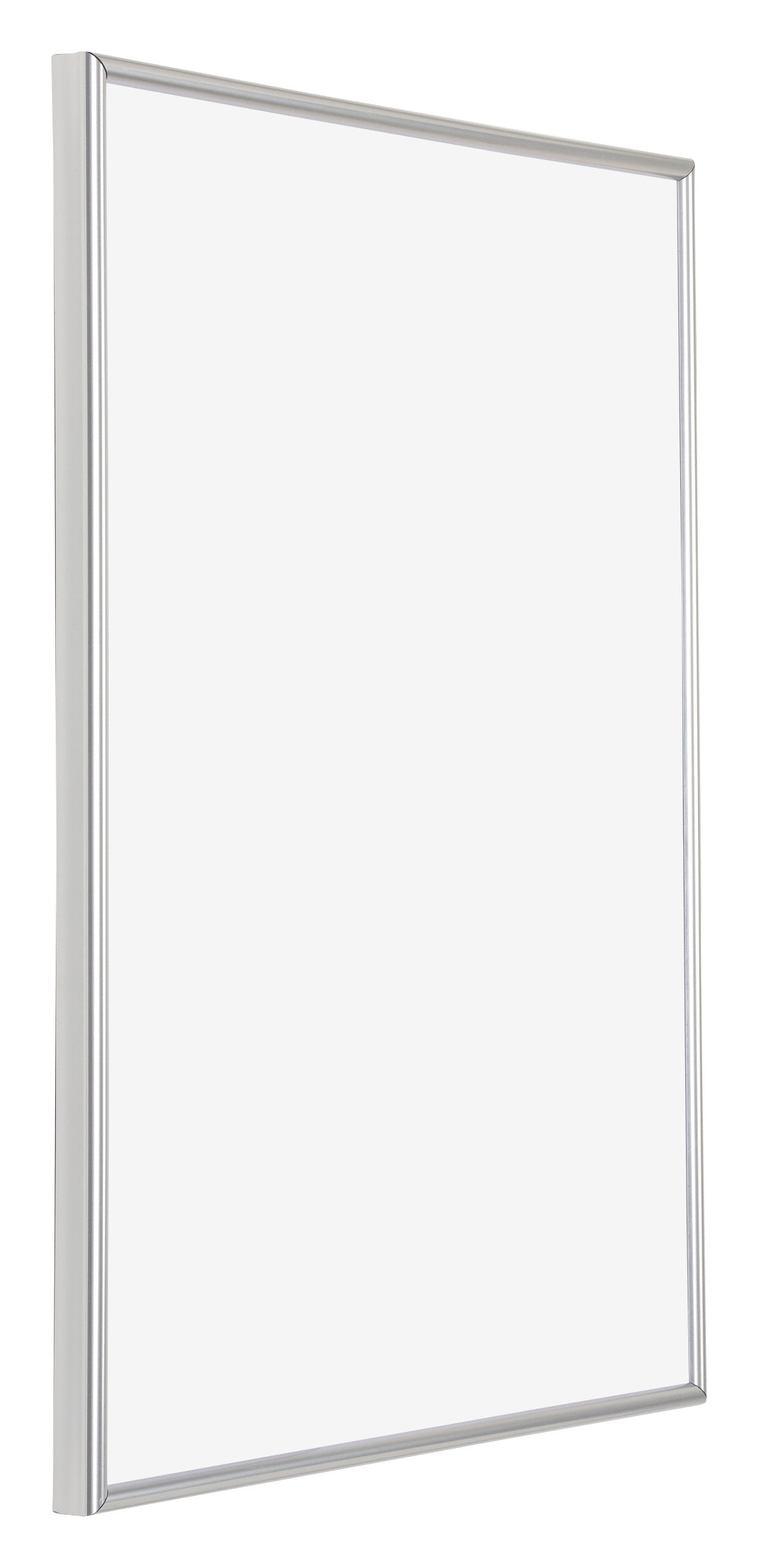 Posterrahmen 60x80cm Silber Hochglanz Kunststoff Paris