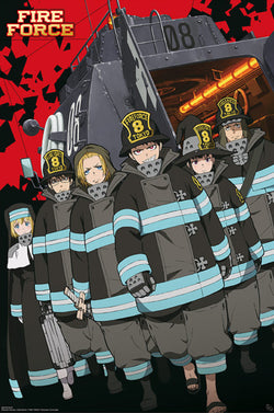 Poster Fire Force Key Art S1 Company 8 61x91,5cm