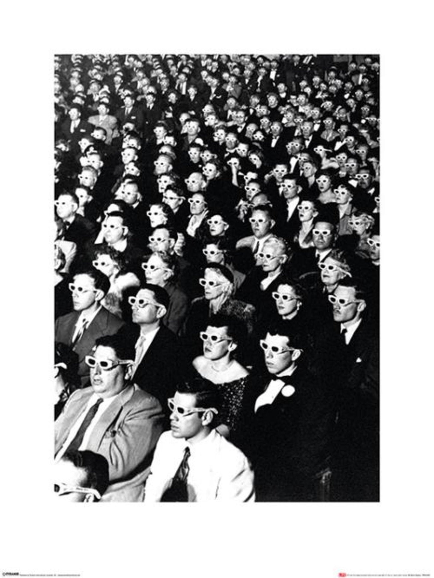 Kunstdruck Time Life - 3D Movie Viewers 60x80cm