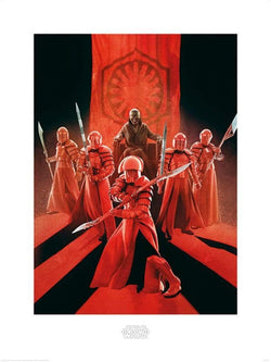 Kunstdruck Star Wars - The Last Jedi Snoke and Elite Guards 60x80cm