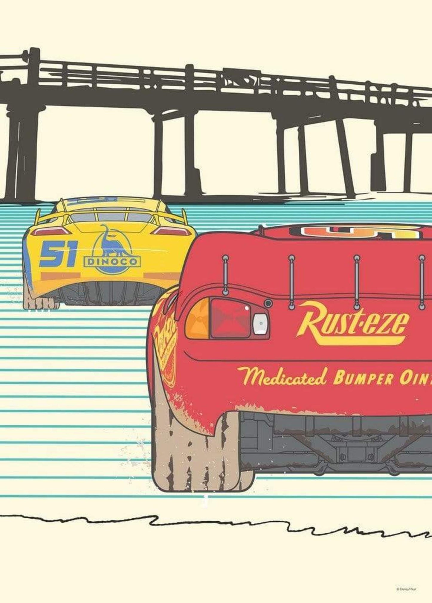 Kunstdruck Cars - Strengthen Together 50x70cm