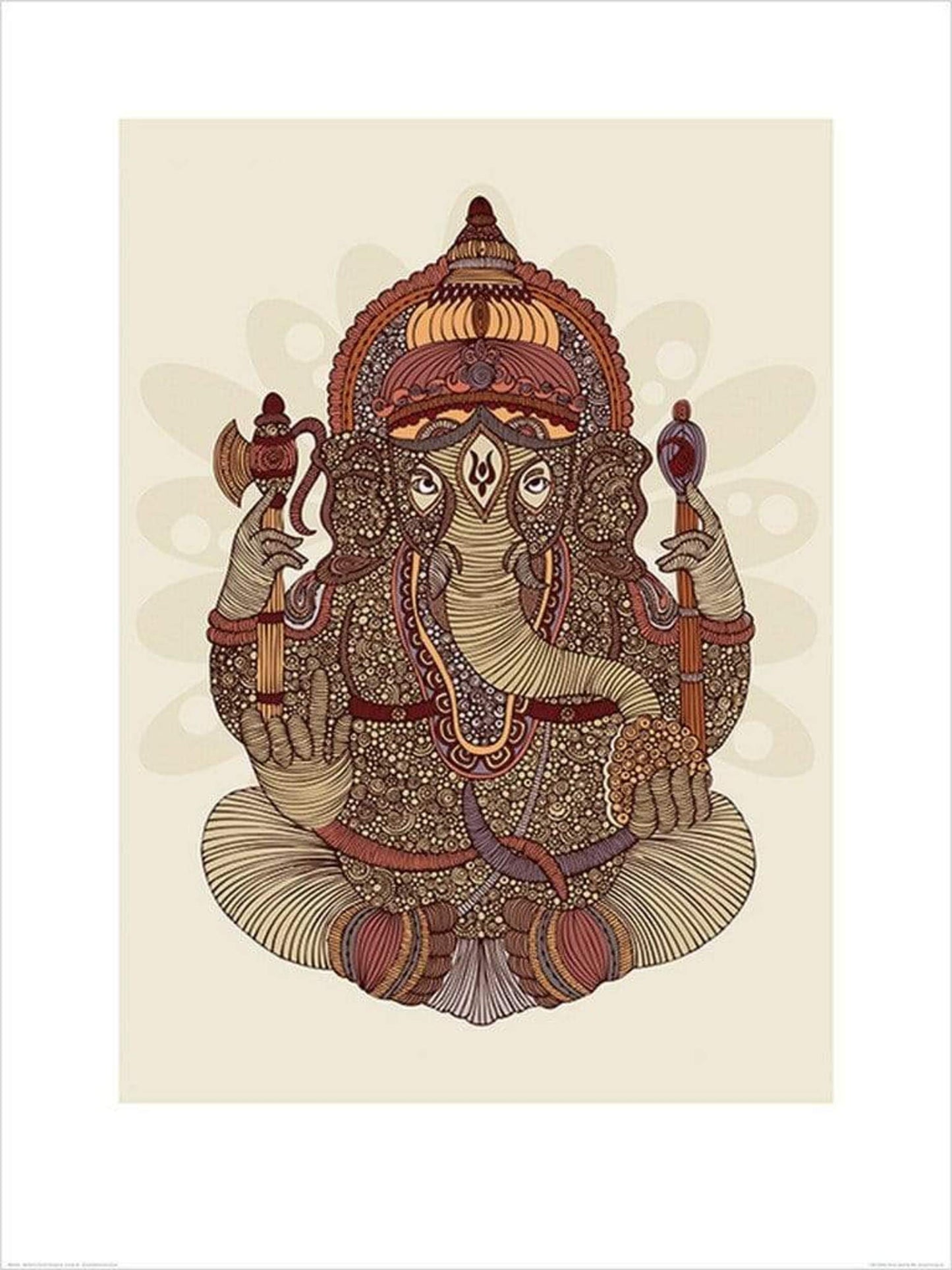 Kunstdruck Valentina Ramos - Ganesha 60x80cm